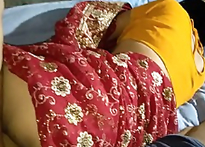 Indian lalita Singh  just married drilled near saree