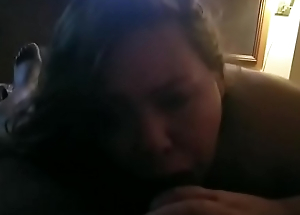 Young bbw sucking yours truly..