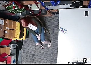 CUTE REDHEAD FUCKED Be fitting of STEALING TV- LifterX.com