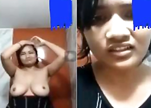 Any longer Exclusive- Cute Desi Catholic Showing Her Boobs