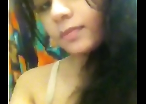 Selfie be expeditious for desi big boobs nd prudish muff