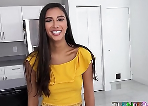 Gorgeous Native American legal age teenager pounded passionately after BJ