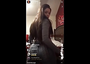 Colourless Girl Twerking Hang in there Instagram