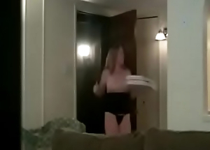 Wife fucks the young pizza guy