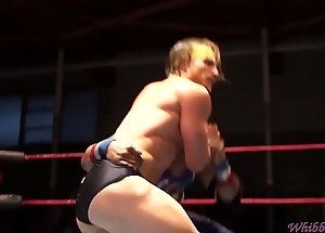 Straight Clark Wrestler not far from Erotic Bubble-Butt