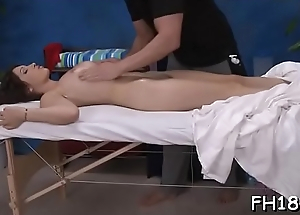 Naughty babe fucks and gives a X massage!