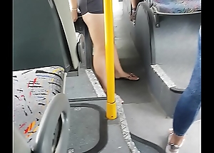 Nice asses on bus